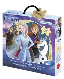 Disney Frozen 2 Askpussel trä 25 bitar