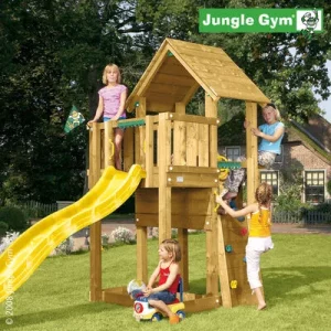 Jungle Gym Lekställning Cubby inkl. Rutschkana